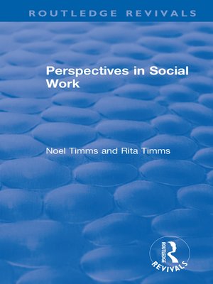 cover image of Perspectives in Social Work